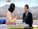 Ribal Al-Assad calls on the Syrian regime to implement reforms swiftly and seriously in Sky News interview