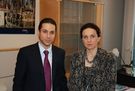 Ribal Al-Assad examina asuntos relacionados con Siria con Antonyia Parvanova, eurodiputada y miembro de la Delegación para las relaciones con los países del Mashreq