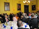 Ribal Al-Assad speaks to the European-Atlantic Group about bringing Democracy, Freedom and Peace to Syria at London's Carlton Club